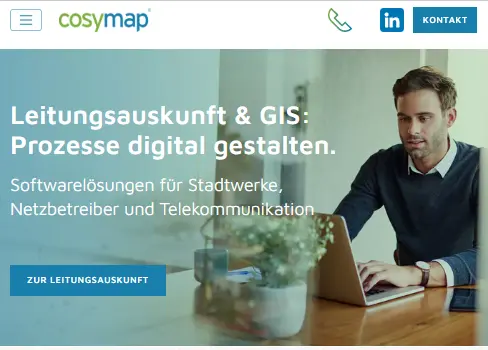Digitale Leitungsauskunft: Cosymap